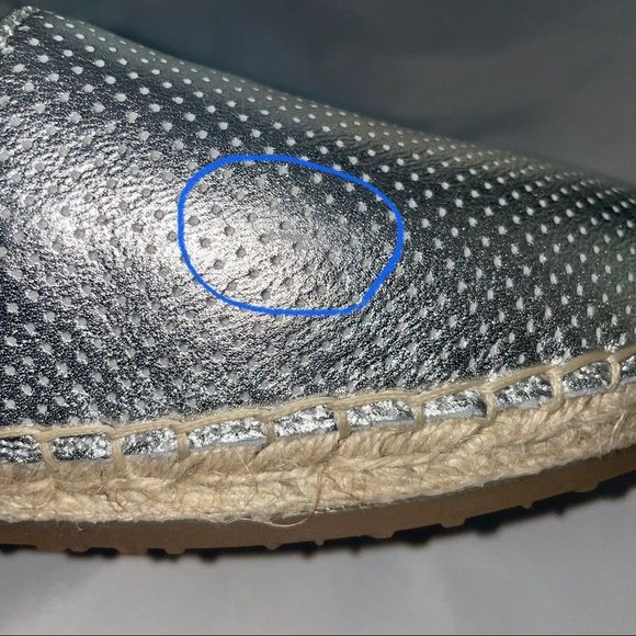 Kate Spade | Gianna Silver Espadrilles womens size 10m - Picture 15 of 17